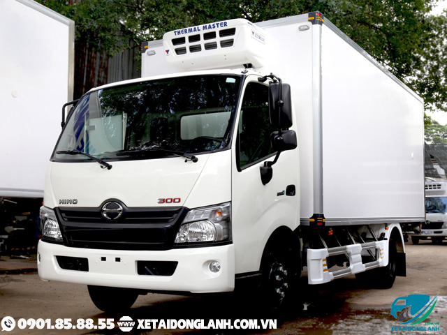 Bán xe tải Hino 4T5 thùng đông lạnh trả góp