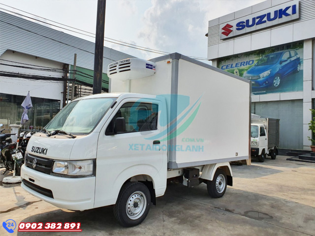 Hình ảnh tổng thể xe đông lạnh Suzuki Pro 500kg